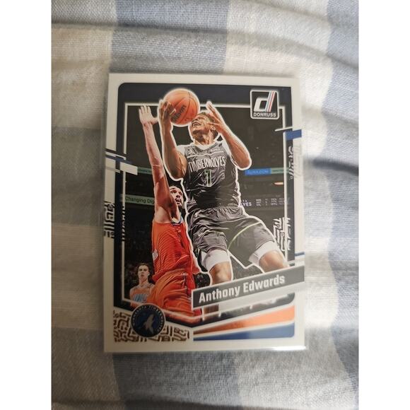 Anthony Edwards 2023-24 Panini Donruss #137 - Minnesota Timberwolves - Picture 1 of 2